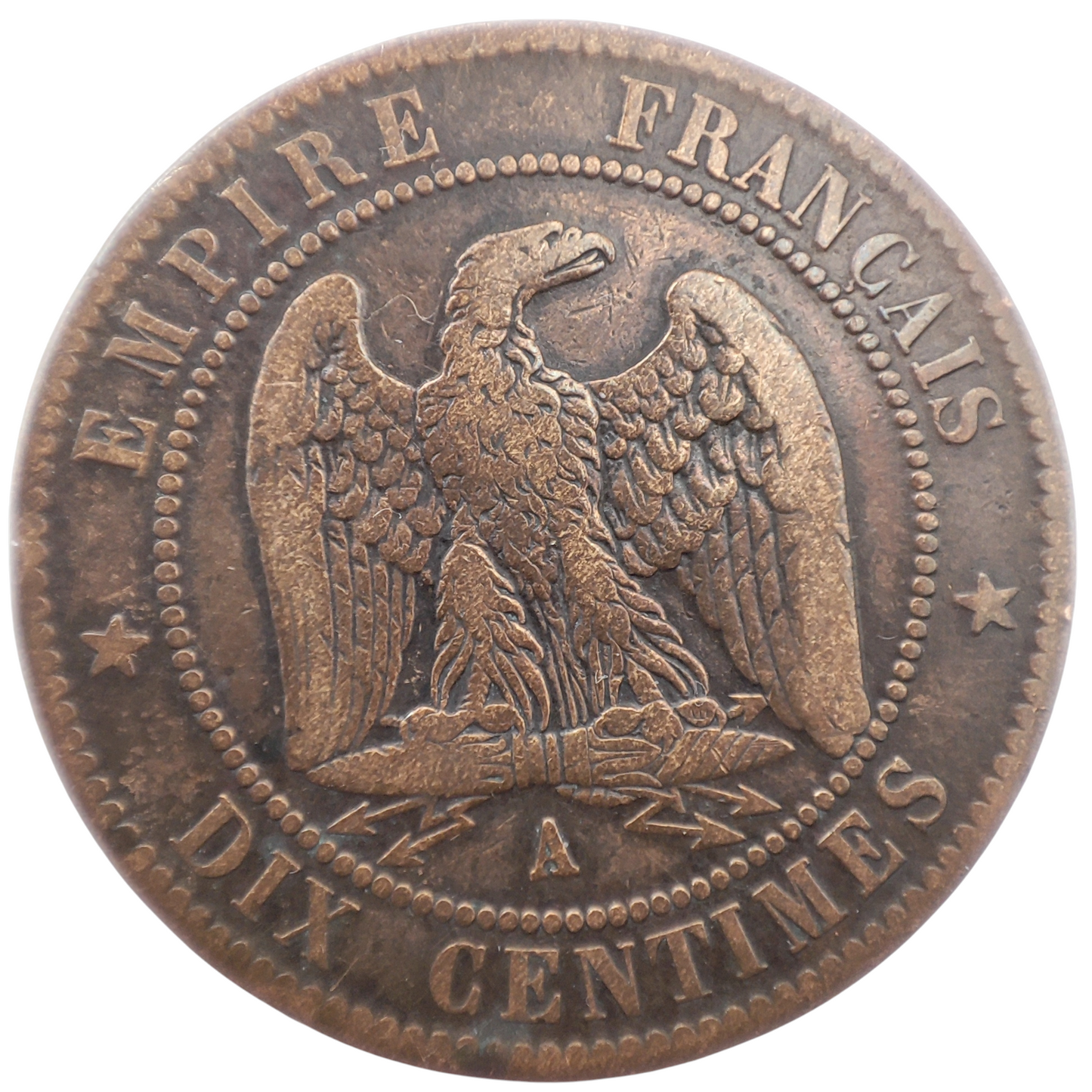 1856 France 10 Centimes - Napoleon III