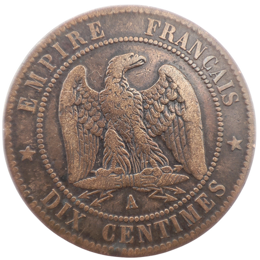 1856 France 10 Centimes - Napoleon III