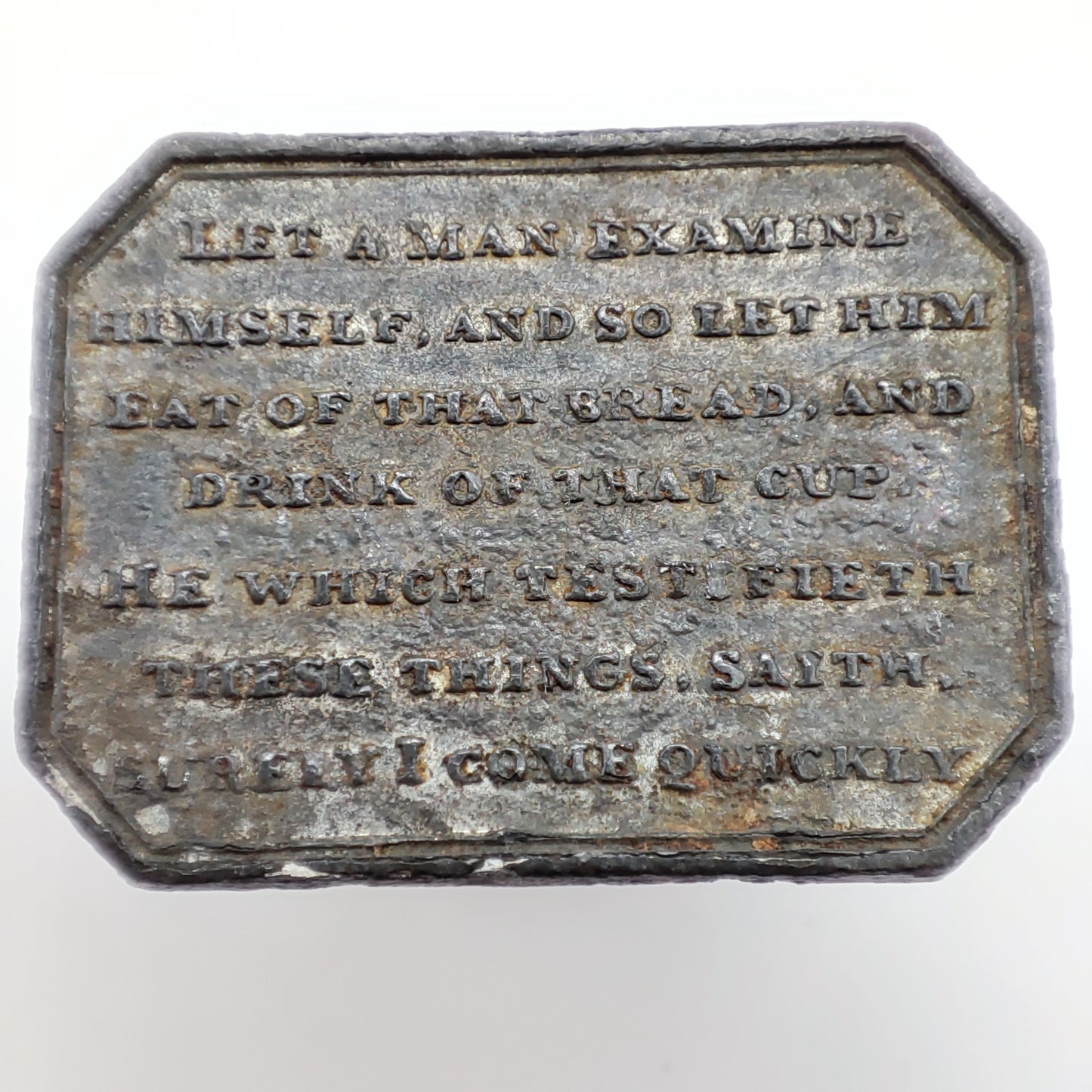 1843 Scottish Communion Token - Collace Free Church (Table 4)
