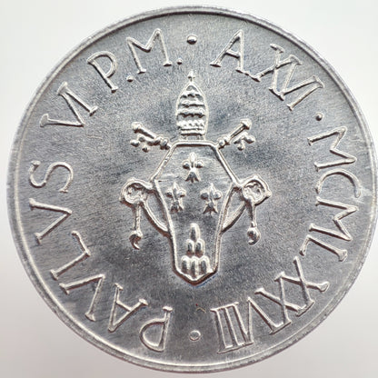 1978 Vatican 10 Lire - Paul VI (UNC)