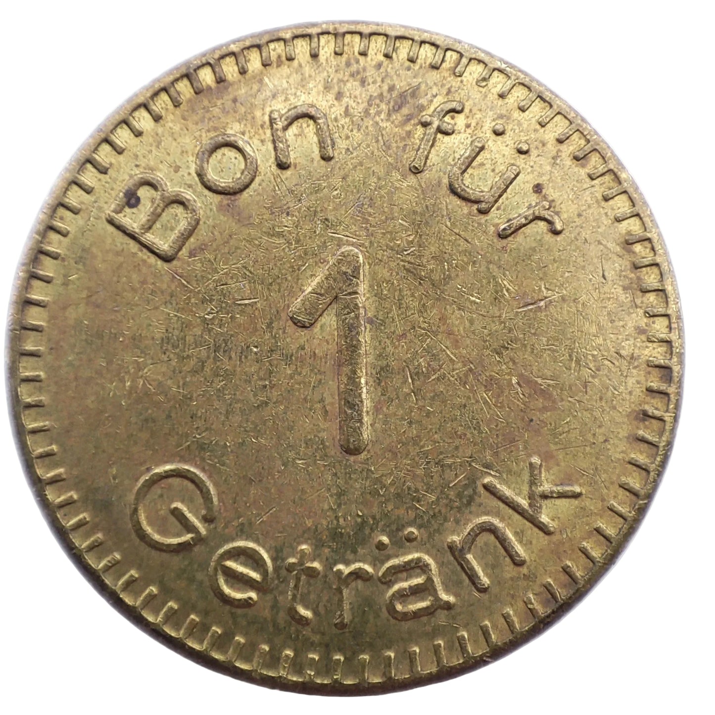 ND Swiss Federal Railways SBB Drinks Token - 1 Getränk