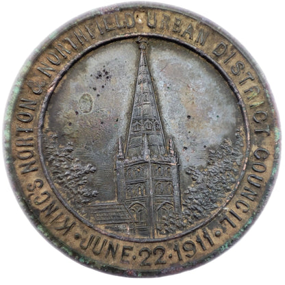 1911 UK Coronation Medal - King's Norton & Northfield Urban District Council, George V