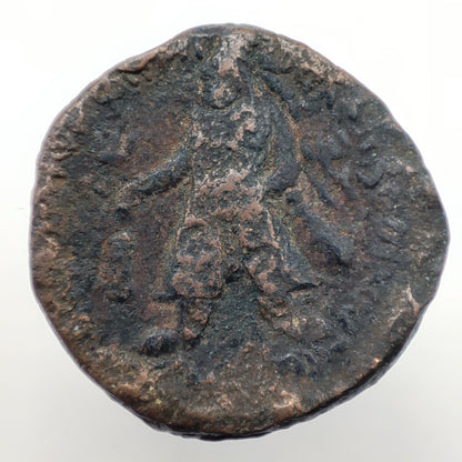 100-128CE Kushan Empire, Vima Kadphises Bilingual Tetradrachm (Unit)
