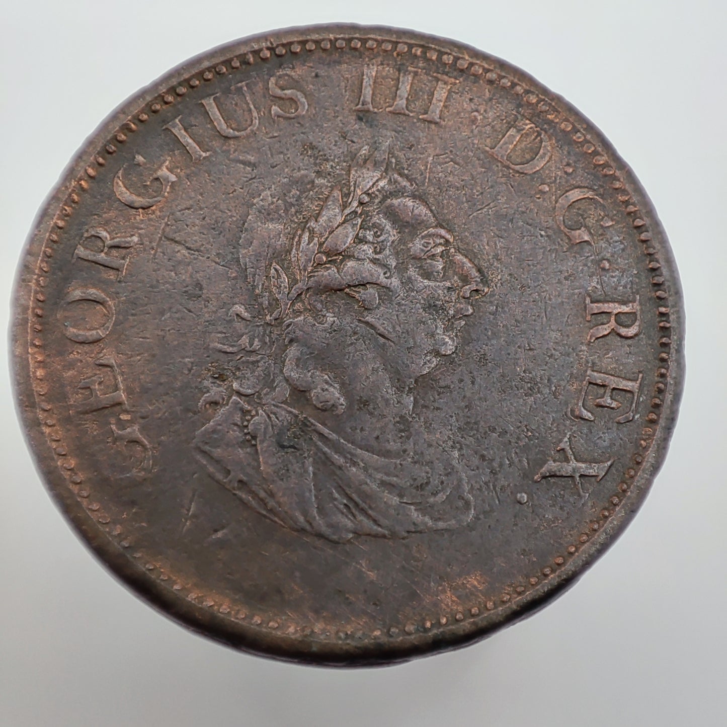 Hibernia (Ireland) 1805 Halfpenny