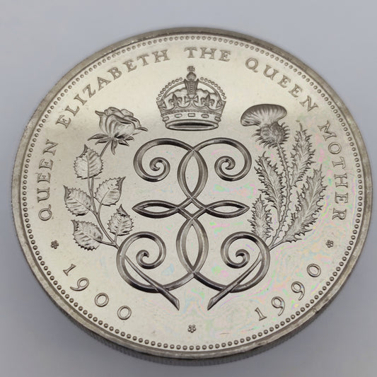 1990 £5 - 90th anniversary of the birth of the Queen Mother