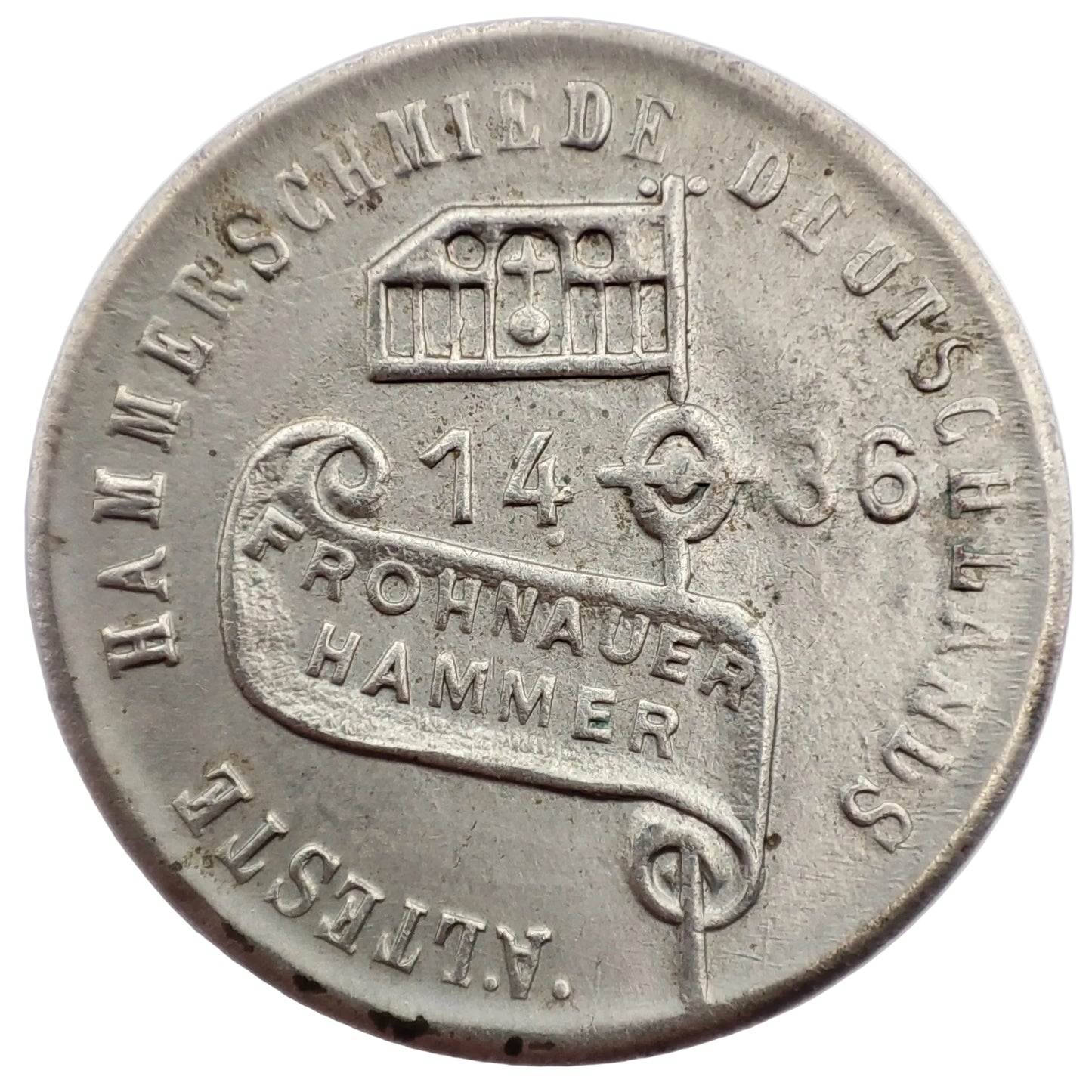 c.1990's German Souvenir Medallion - Fronhauer Hammer 1436