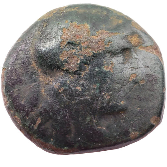 158-138BCE Ancient Greece, Pergamon (Mysia) AE16 of King Philetairos - Athena & Snake